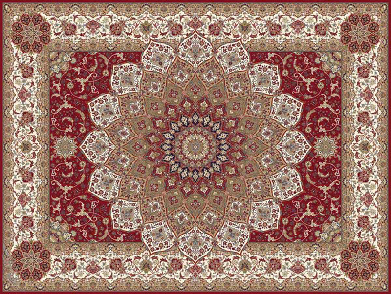 ヤズド産のペルシャ絨毯